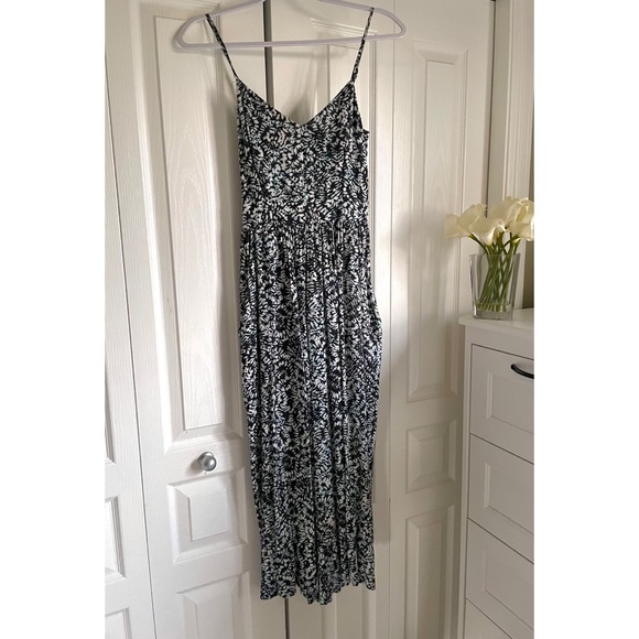 American Eagle Blue Jumpsuit Romper w/ Pockets - Picture 1 of 5